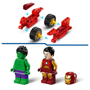 Lego Iron Man with Bike and The Hulk 76287